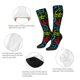 thumbnail image 3 of Fotbe Play Game Start Calcetas Divertidas Estampadas para Hombre y Mujer, Calcetas de Algodón hasta la Rodilla para Caminar, Correr, Enfermería y Embarazo, 3 of 6