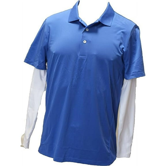 Polo Ralph Lauren Layered Long Sleeve T-Shirt, Blue/White - Medium