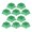 Green, variant on XDA2 Keycap for Mechanical Keyboard 1U 1x Caps Gaming Transparent Backlit Keycaps forMx Switches Keycaps 10PC