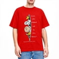 thumbnail image 3 of Camiseta de Peanuts, Charlie Brown y Snoopy, camisetas vintage, camisetas de algodón de tendencia para parejas, camisetas con patrón de manga corta, 3 of 5