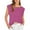 Hot Pink, variant on YHAJDS Womens Summer Tank Tops Sleeveless Casual Shirts Printed Round Neck Sleeve Loose Top
