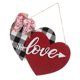 thumbnail image 4 of Adornos colgantes creativos de doble corazón, letrero de madera para puerta, decoración de pared para el Día de San Valentín, decoraciones románticas de amor, placa de madera natural, 4 of 7