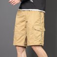 thumbnail image 4 of BSDJILFG Big and Tall Shorts for Men Casual Cargo Carpenter Cotton Shorts Straight Leg Zipper Pockets ,sizes L-5XL, 4 of 4