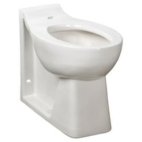 Toilet Bowl, 1.6 gpf, Flush Valve, Floor Mount, Elongated, White