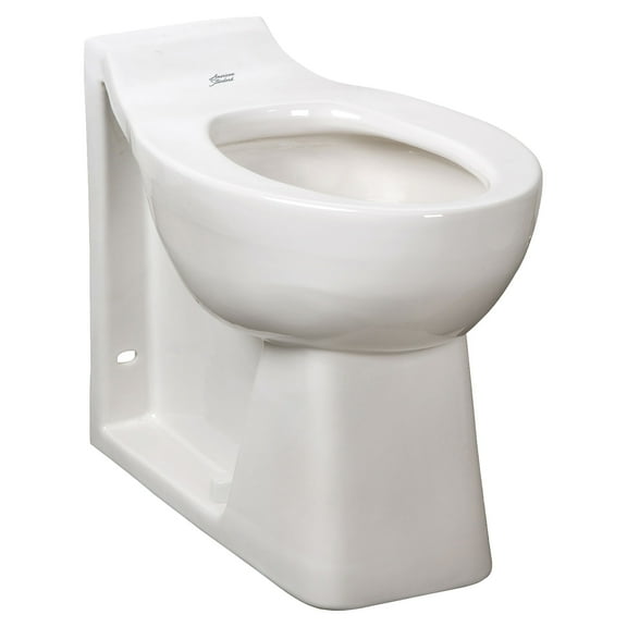 Toilet Bowl, 1.6 gpf, Flush Valve, Floor Mount, Elongated, White