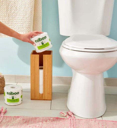 Caboo Bamboo Bath Tissue, 2-Ply, 400 Sheets, 24 Rolls