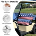thumbnail image 6 of Aplkyhs Patriotic Star Golf Cart Seat Covers Travel Sports Golf Cart Covers Fits All EZGO Club Car and More Golf Carts Protective Cushion Keep Cool in Summer, 6 of 7