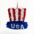 thumbnail image 5 of 4th of July Decor Wreath, Independence Day Garland Decoration Hanging Decoration Red White And Blue Five-Pointed Star Hanging Decoration Wall Hanging Door Hanging, 5 of 7