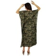 thumbnail image 5 of Bimba Women Long Printed Maxi Kaftan Cotton Night Wear Caftan Gown Coverup, 5 of 8