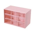 thumbnail image 2 of Mini organizador de cajones para organizar pequeños organizadores con cajones para suministros de arte Rosa, 2 of 9