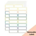thumbnail image 2 of Removable Labels Self-adhesive Colored Labels Stickers Oil Water Tear Resistant Rectangular Stickers for Food Containers Classroom Storage, 2 of 7