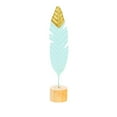thumbnail image 2 of Creative Wrought Iron Feather Living Room Dining Table Bedroom Decoration Ornament, 2 of 3