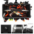 thumbnail image 4 of Open Top Tool Tote Large Capacity Tool Organizer Adjustable Shoulder Strap Anti-slip Rubber Pad Foam-padded Handle, 4 of 10