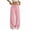 Pink, variant on Dagugfen Athletic Pants for Women Loose Fitted Drawstring Elastic Waist Breathable Summer Casual Workout Full Length Pants