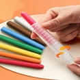 thumbnail image 4 of YOPTOP 12pcs Dust-Free Water Soluble Colorful Chalk  Easy To Wipe-Off & Won‘t Stain Hands  Suitable For Classroom Use By Teachers (1pc Plastic Chalk Holder Included As Gift),none,one-size, 4 of 6