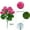 Hot Pink, variant on Steadline Lifelike Artificial Camellia Plant with Realistic Blooms - Weather-Resistant Outdoor Decor for Porch and Balcony Featuring Durable Plastic Construction