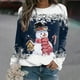 thumbnail image 2 of Sudaderas con capucha navideñas con estampado 3D de muñeco de nieve para mujer, Y2k Sudadera con capucha de manga larga, jerséis de gran tamaño, Tops, ropa para mujer, 2 of 5