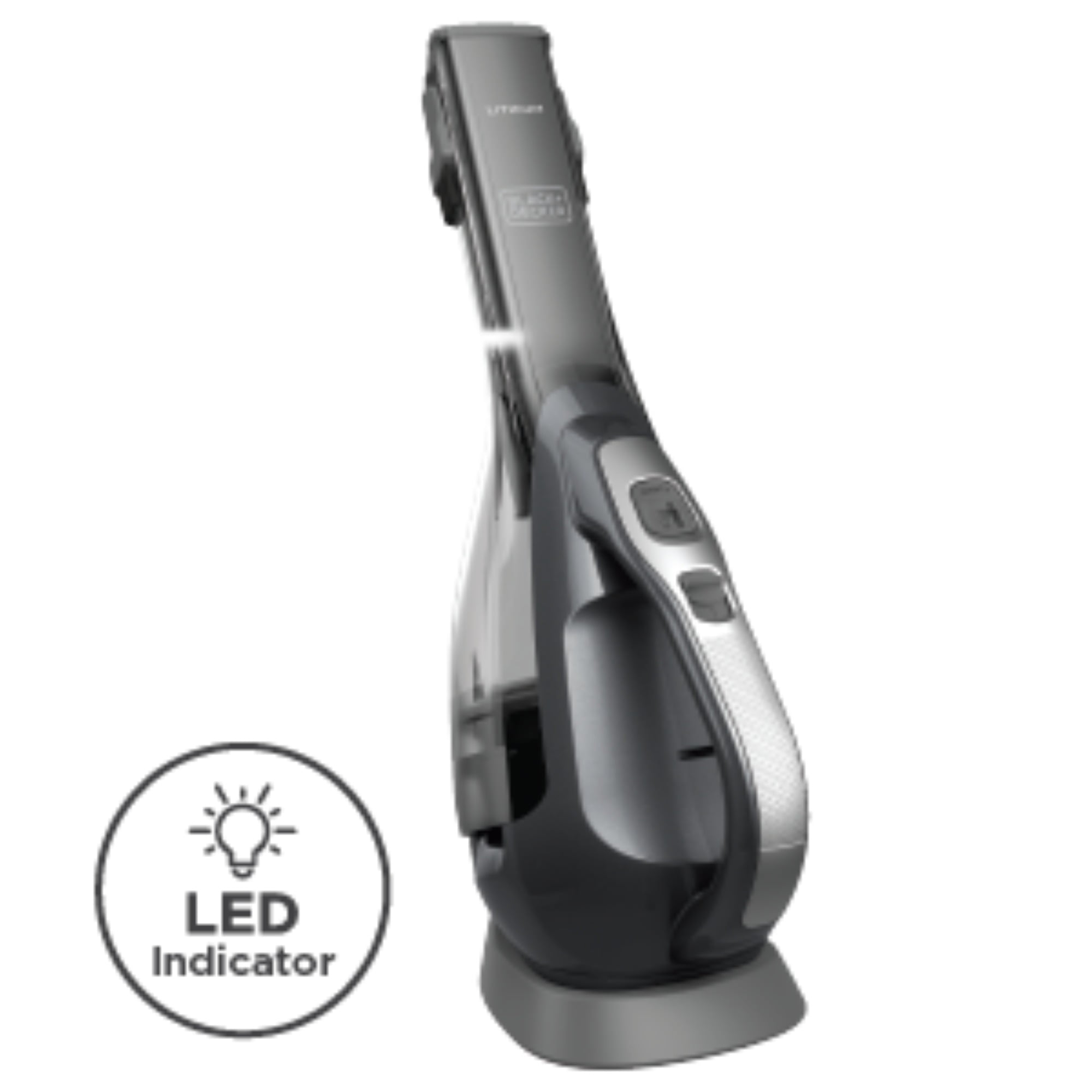 Black+decker Cordless Lithium Hand Vacuum (Powder White), HLVA325J10