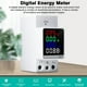 thumbnail image 2 of Medidor de consumo de electricidad, vatímetro LCD, medición de consumo de electricidad, CA 80-270 V, 100 A, amperímetro, voltímetro, energía digital., 2 of 5