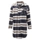 thumbnail image 4 of Puntoco Mujeres Casual Botones de manga larga Perdiendo la impresión Lattice Coat tops Flash Picks Puntoco Puntoco-5642, 4 of 8