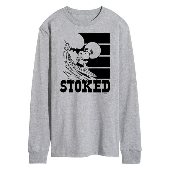 Peanuts - Stoked - Men's Long Sleeve T-Shirt