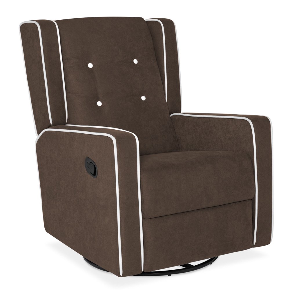 Best Choice Products MidCentury Tufted Velvet Upholstered Recliner