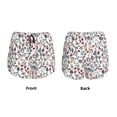 thumbnail image 3 of Daiia Christmas Elements Pattern Women's 2 in 1 Running Shorts - Lightweight Athletic Workout Gym Yoga Shorts Liner with Phone Pockets-X-Large, 3 of 7