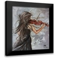 thumbnail image 1 of Luniak, Monika 12x14 Black Modern Framed Museum Art Print Titled - Melody of December, 1 of 5