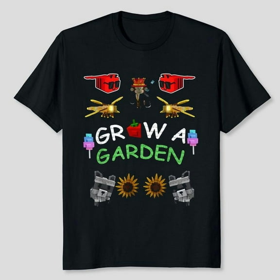 Grow a Garden Gamer Fan Merch T-Shirt, Size S-5XL,Tbun