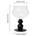 thumbnail image 2 of Classic Goblet Party Glasses - 13.5 Oz Goblet Trestle Glassware Wine Glasses Goblets - Beverage Stemmed Glass Cups for Wine, Soda, Juice in Dinner Parties, Bars, Restaurants, 2 of 9