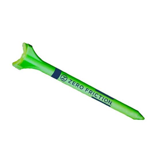 Zero Friction ZFT Maxx 4-Prong Composite Tees (Lime/Blue, 2.75", 16pk) NEW