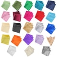 thumbnail image 5 of 10 pcs (30 X 30cm) Light Green Square Polyester Cloth Dinner Napkins Pocket Handkerchief Guest Towels for Wedding Party, 5 of 6