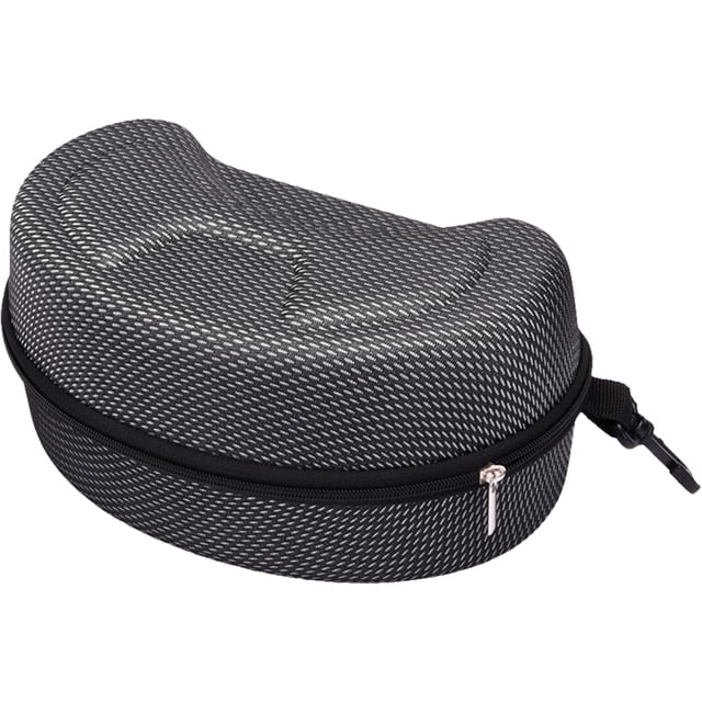 PTOOTP Estuche grande para gafas de ciclismo, caja para gafas de esquí, bolsa para gafas de sol a prueba de golpes, estuche rígido con cremallera para gafas de motocicleta y bicicleta.