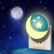 thumbnail image 2 of luces nocturnas con sensor de luz, luz LED nocturna para niños, lámparas de noche, iluminación automática de luna y estrellas para dormitorio, escaleras, pasillo y cocina (blanco cálido)., 2 of 5