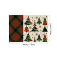 thumbnail image 3 of Dmlowu Christmas Placemats - Non-Slip Christmas Table Placemats, Heat Proof Christmas Place Mats for Kitchen Dining Party Christmas Decorations, Table Mats Holiday Gift, 3 of 6