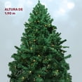 thumbnail image 4 of Arbol Navidad Verde JARDIMEX  190 Cm Frondoso Luces Led 736 Ramas, 4 of 11