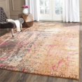 thumbnail image 2 of Safavieh Monaco Collection MNC221F Modern Abstract Art Multicolored Area Rug (6'7" x 9'2"), 2 of 3