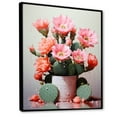 thumbnail image 2 of Designart "Red Berry Cactus Sanctuary" Cactus Floater Framed Canvas Prints, 2 of 5