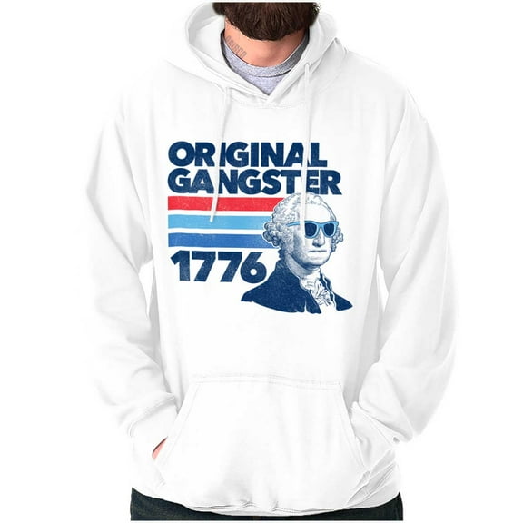 OG President Washington 1776 Joke Hoodie Sweatshirt Women Men Brisco Brands S