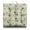 Abstrac, variant on Buffalo Print Tatami Mat Seat Pad - 24" Square Thick Meditation Cushion for Adults, Premium PP Cotton Filling, Non-Shift 9-Point Stitching, Rustic Farm Style Floor Seating