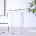 thumbnail image 6 of yilyih Acrylic Flower Vase,Clear Square Tapered Table Flowers Vase Decorative Centerpiece for Home Kitchen Wedding Decorations,Unbreakable Plastic Vase for Flowers,Cube Shape, 6 of 9