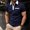 Navy, variant on UANWENN Men's Leisure Fashion Design Lapel Button Pocket Short Sleeve Tops Thick T Shirts Running Shirts Shirts Plain T Shirts for Men Bulk Classic T Shirts for Men Workout T Shirts for Men Men Small