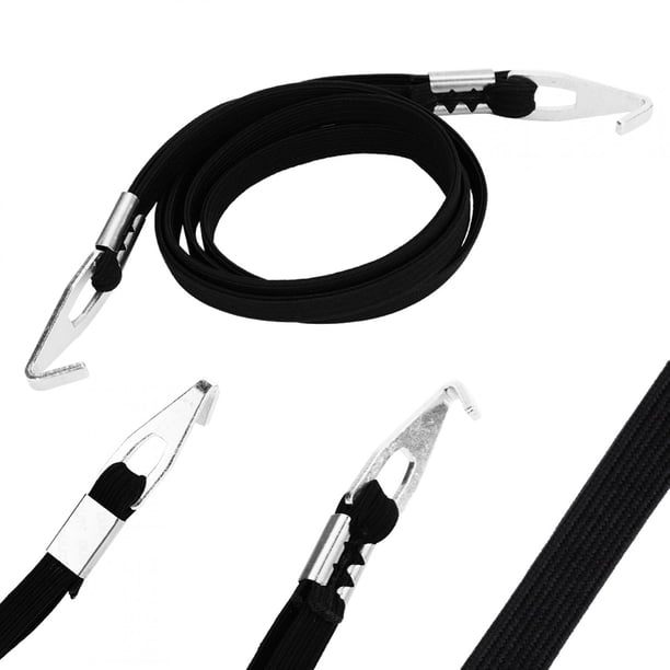 Sangle Élastique De Bagage 143×1 Cm – Crochets Aluminium, Verrou Inox, Nylon – Vélo, Moto, Randonnée – Vert Ou Rose