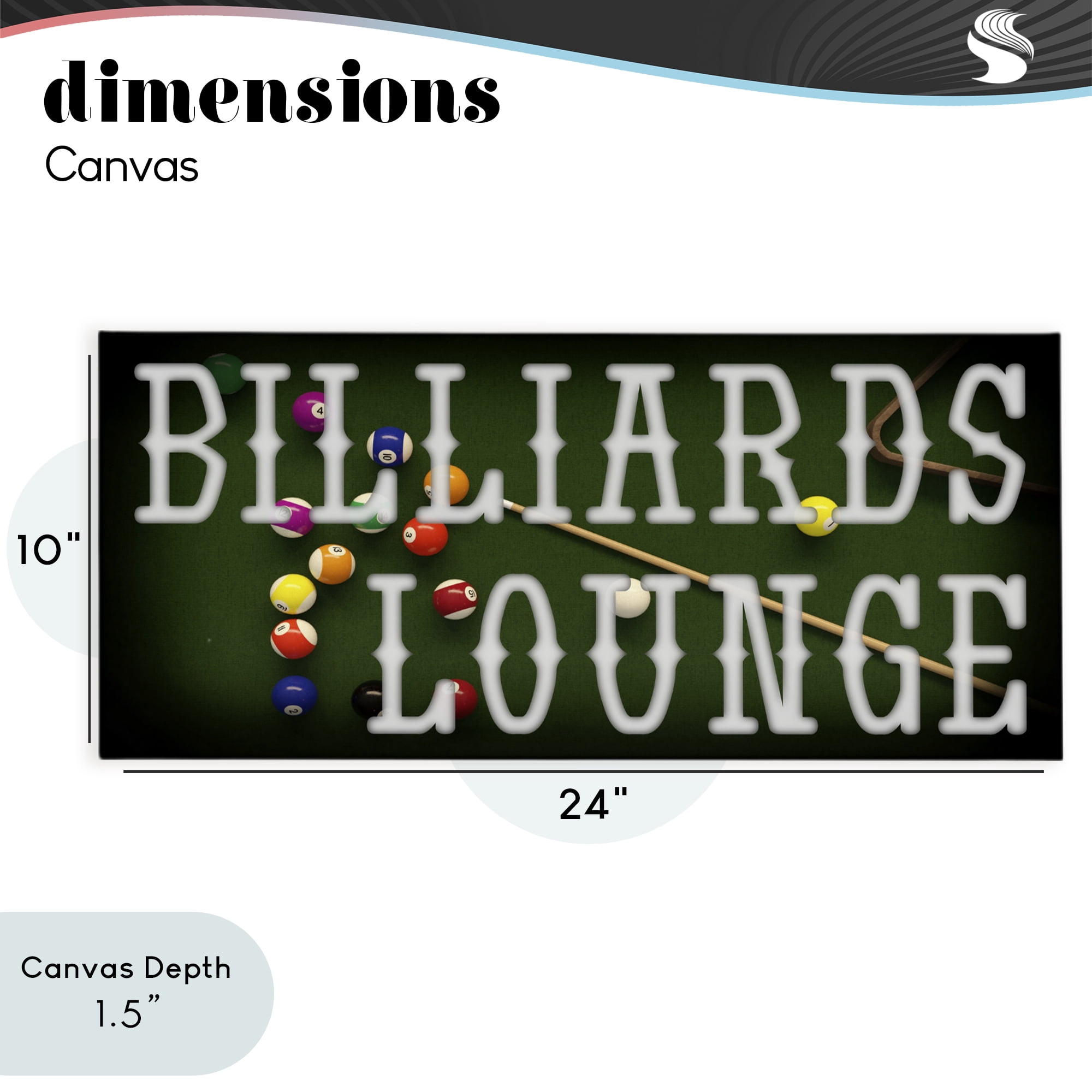 Stupell Industries Billiards Lounge Recreation Canvas Wall Art, design by Marcus Prime