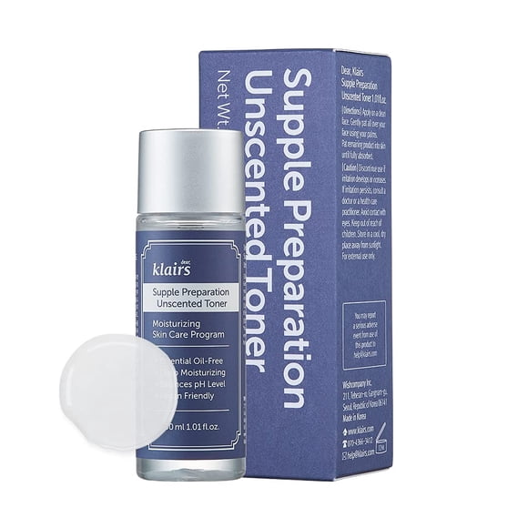 Tónico DearKlairs Sin Fragancia con Ácido Hialurónico 30 ml