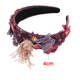 thumbnail image 3 of Diadema de cristal con cuentas de mariposa,Aro ancho para el cabello para mujer,Accesorios para el cabello Headwear, 3 of 6