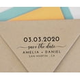 thumbnail image 4 of Printtoo Personalized Black Self Inking Wedding Save The Date Stamp Custom Rubber Stamper-68 x 30 mm, 4 of 6