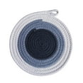thumbnail image 3 of Siruishop Braided Place Mat Non Slip Cotton Rope Placemat for Kitchen Countertop Decor Gray 24cm, 3 of 8