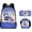 Style 002, variant on Yeeps 3Pcs Anime Backpack,16in Double Shoulder Cartoon Cute Travel Backpack Lightweight