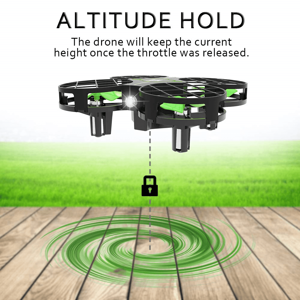 The Drone Zone Mini Quadcopter Drone With LED Lights